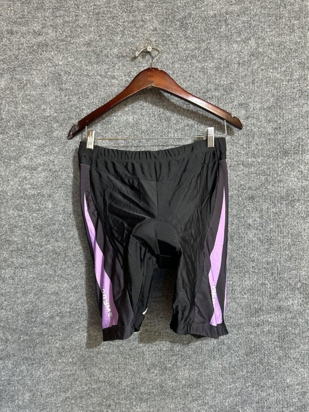 NOOYME Cycling Shorts Womens 3XL Black Padded Chamois 8 Inseam Bike Stretch